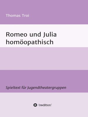 cover image of Romeo und Julia homöopathisch